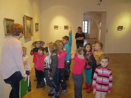 Zobrazit » Rybičky a Žabičky - návštěva Galerie Klatovy